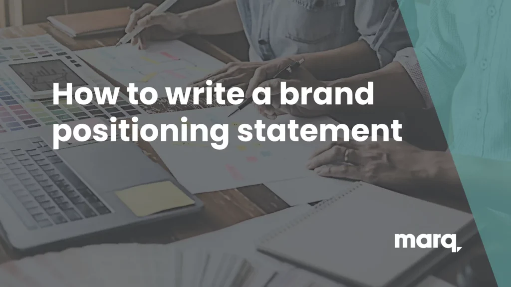 How to write a brand positioning statement