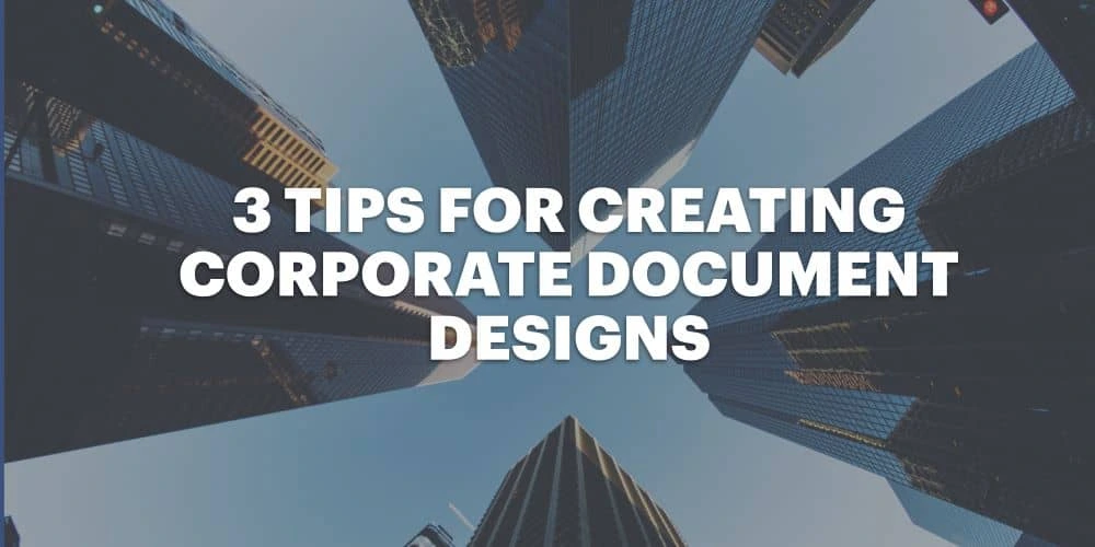 3 tips for corporate design