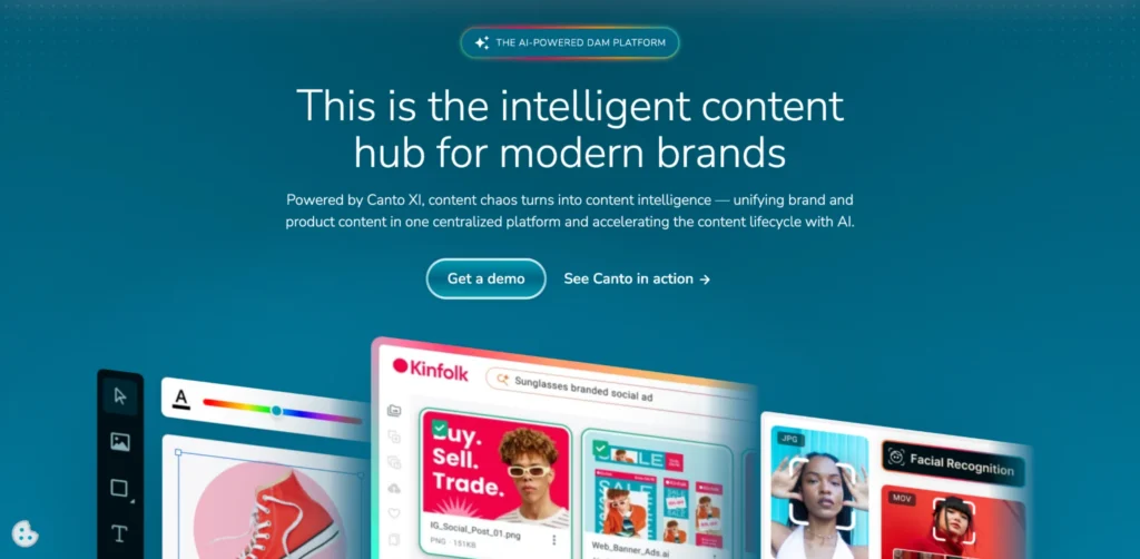 Canto homepage