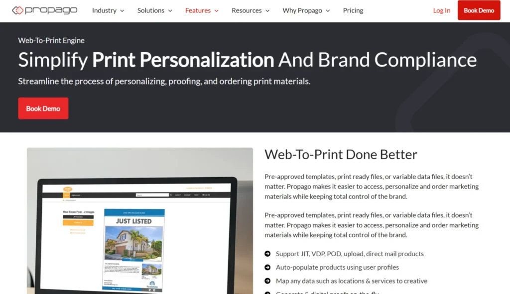 Propago home page 