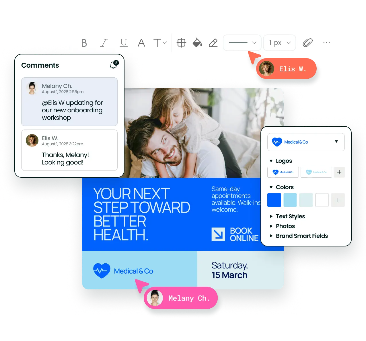 Streamline content creation across your healthcare system