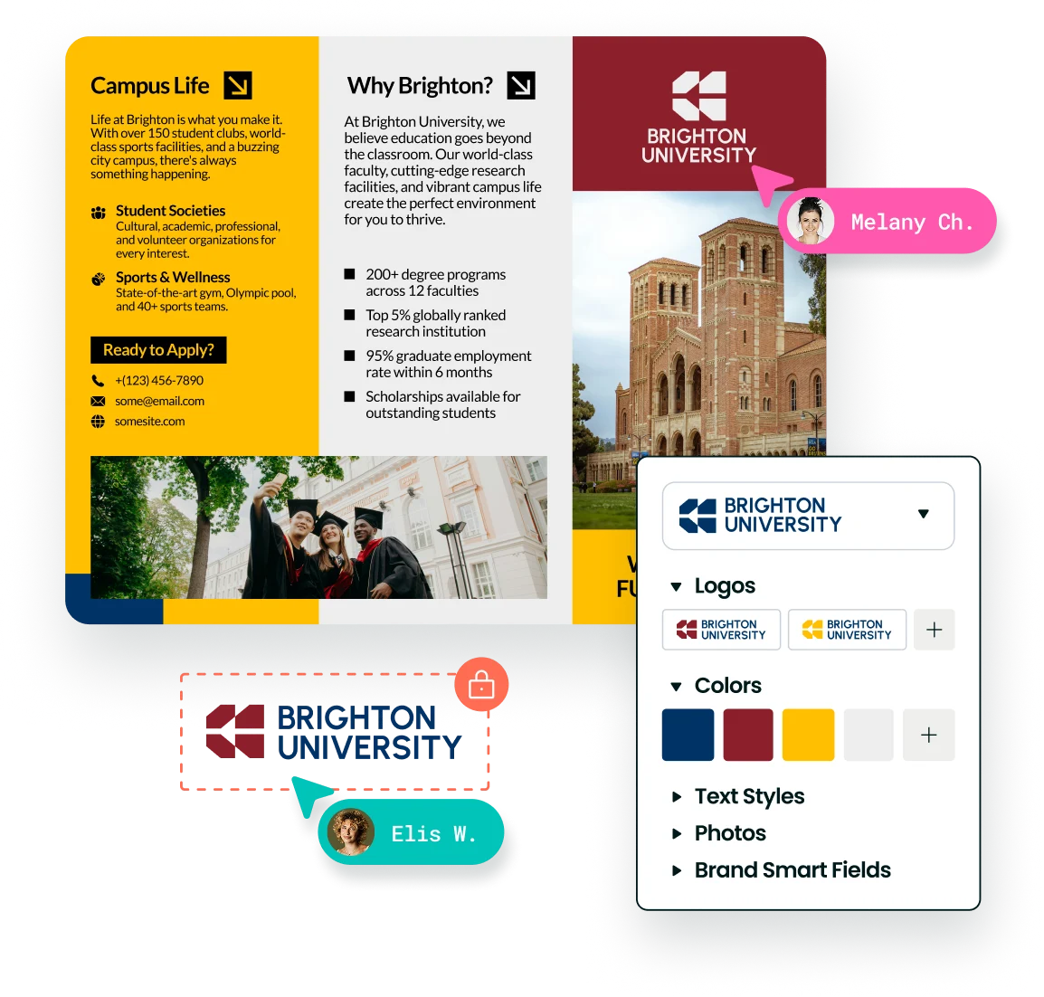 Brand your brochure